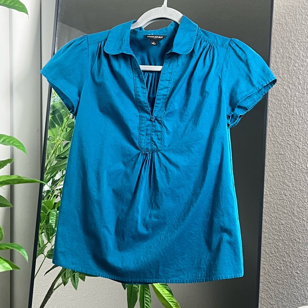 Banana Republic Teal Blouse